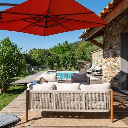 בית נופש Villabergerie En Pierre Du Pays Barbaggio